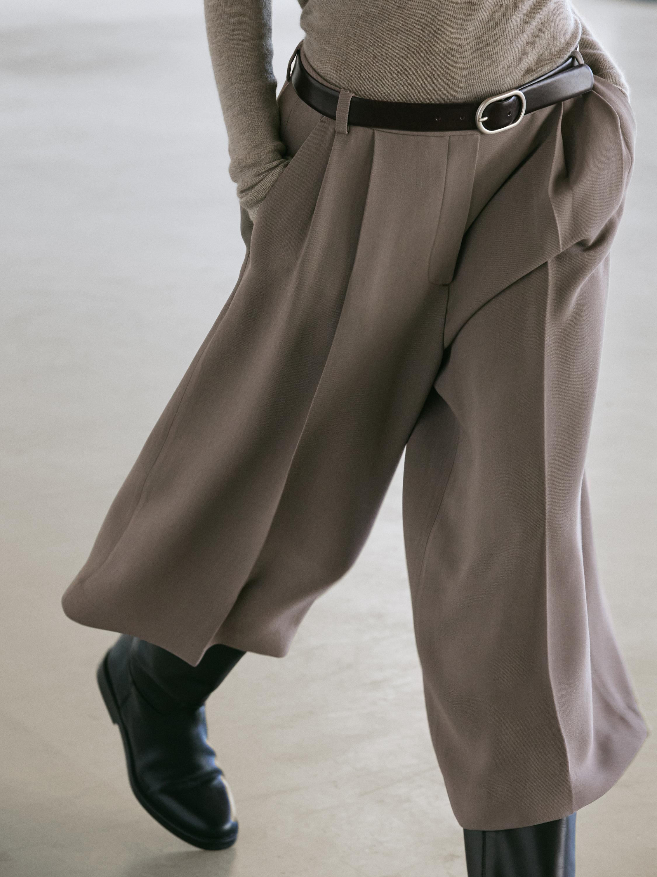 Bermuda fluide long et large